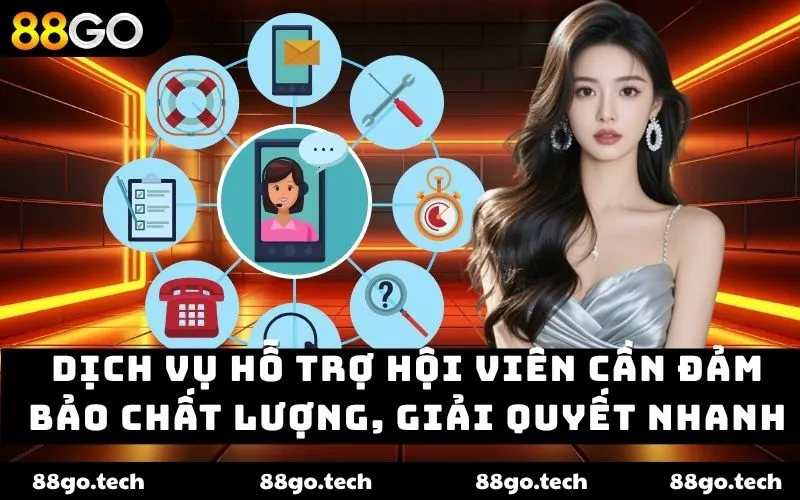 Dịch vụ hỗ trợ hội viên cần đảm bảo chất lượng, giải quyết nhanh Dịch vụ hỗ trợ hội viên cần đảm bảo chất lượng, giải quyết nhanh