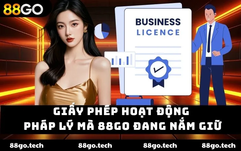 Giấy phép hoạt động pháp lý mà 88go đang nắm giữ Giấy phép hoạt động pháp lý mà 88go đang nắm giữ