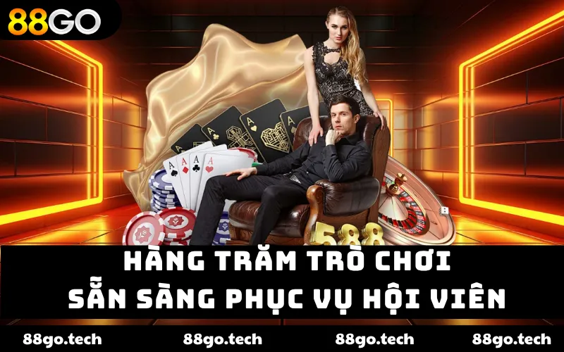 Hàng trăm trò chơi sẵn sàng phục vụ hội viên